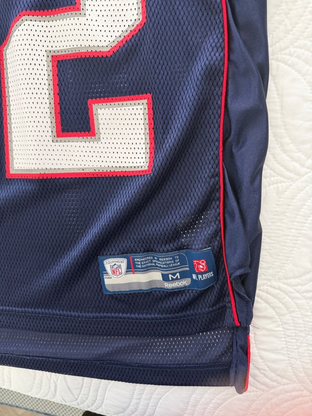 NFL New England Patriots Tom Brady #12 Football Jersey - Picture 2 of 4